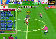 Hat Trick Hero '93: Campeon De Futbol for Arcade - Game start.