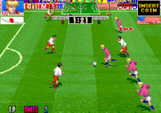 Hat Trick Hero '93: Campeon De Futbol for Arcade - The game continues...