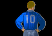Hat Trick Hero '93: Campeon De Futbol for Arcade - Introduction; a player runs onto the field!