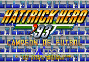 Hat Trick Hero '93: Campeon De Futbol for Arcade - Title screen (U.S. version).