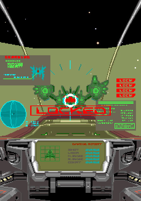 RayForce Arcade Screenshot: Game demo.