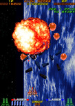 RayForce for Arcade - Enemy destroyed!