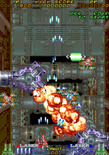 RayForce for Arcade - Wall segment destroyed...fly through before it appears again!