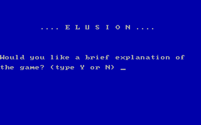 Strategy Games IBM PC/Compatibles Screenshot: Would you like to learn how to play?