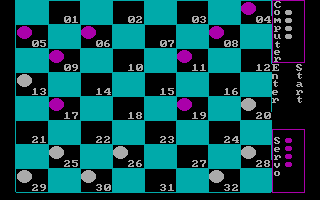Strategy Games IBM PC/Compatibles Screenshot: What is your next move?
