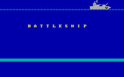 Strategy Games for IBM PC/Compatibles - Battleship...a ship passes across the top of the screen.