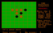 Strategy Games for IBM PC/Compatibles - Move the X to choose where to place a piece.