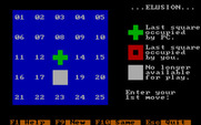 Strategy Games for IBM PC/Compatibles - Elusion game start.