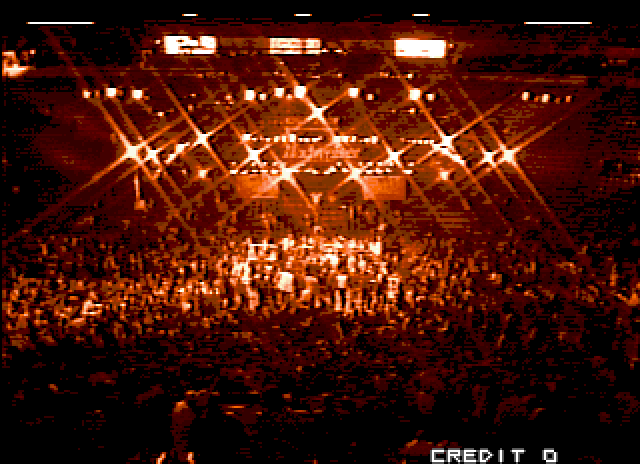Prime Time Fighter Arcade Screenshot: View of the arena.