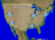 Prime Time Fighter for Arcade - Game map.