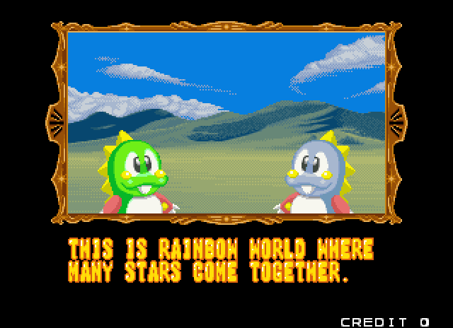 Bust-A-Move 4 Arcade Screenshot: The game begins.