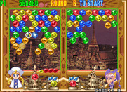 Bust-A-Move 4 for Arcade - The opponents in a single player game get progressively tougher.