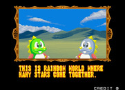Bust-A-Move 4 for Arcade - The game begins.