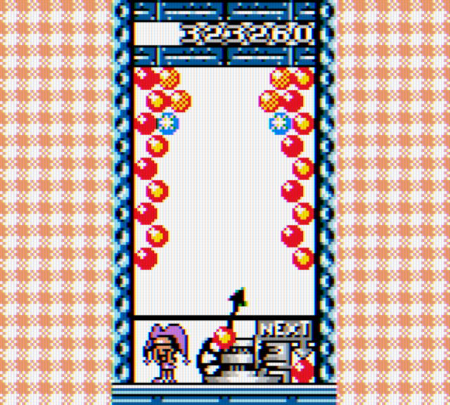 Bust-A-Move 4 Game Boy Color Screenshot: What would you do here?