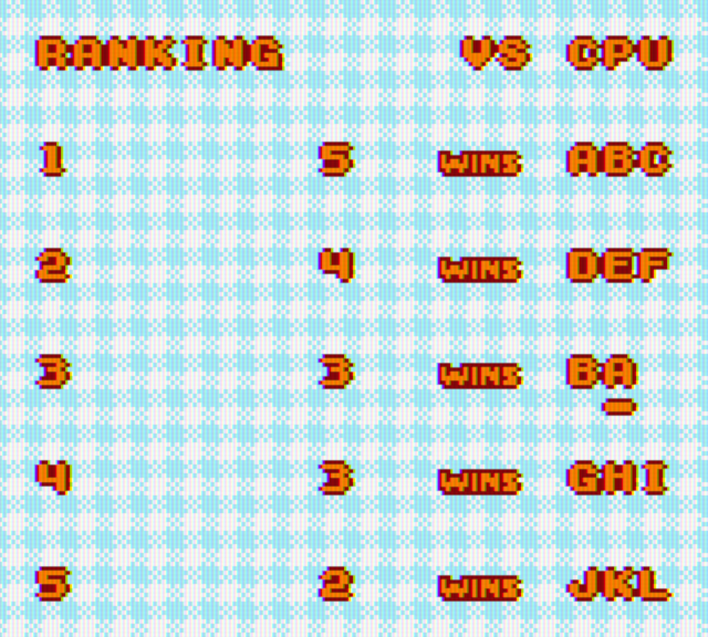 Bust-A-Move 4 Game Boy Color Screenshot: A new high score!