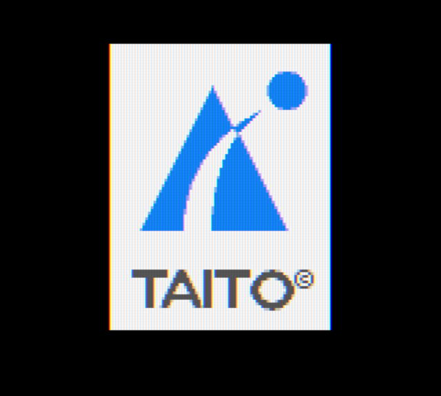 Bust-A-Move 4 Game Boy Color Screenshot: Taito logo screen.