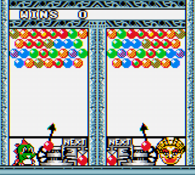 Bust-A-Move 4 Game Boy Color Screenshot: Game start.