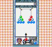 Bust-A-Move 4 for Game Boy Color - The first puzzle.