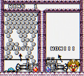 Bust-A-Move 4 for Game Boy Color - I lost.