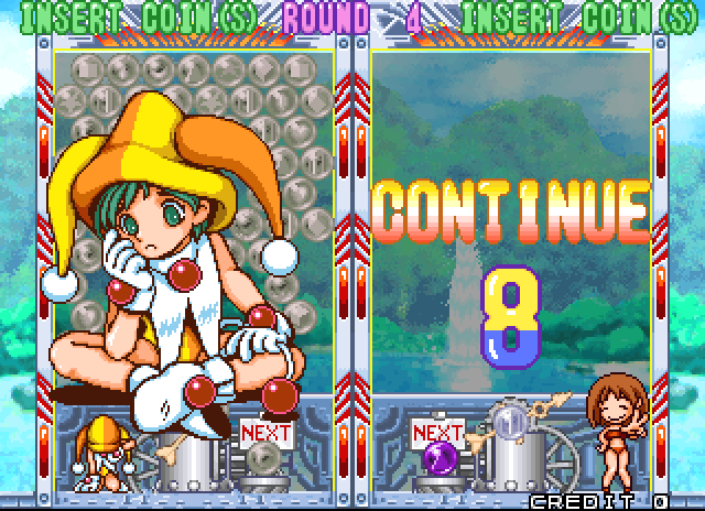 Bust-A-Move 3 Arcade Screenshot: I lost this time.