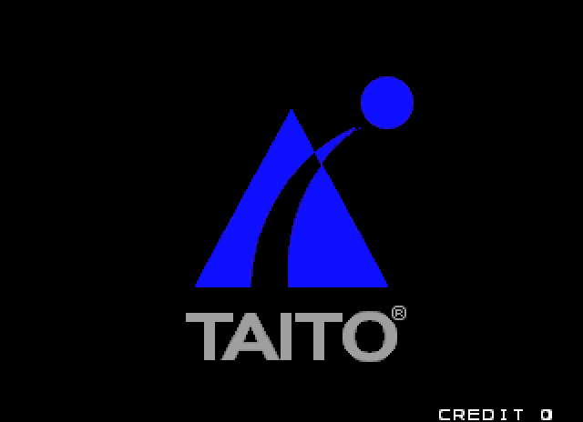 Bust-A-Move 3 Arcade Screenshot: Taito logo.