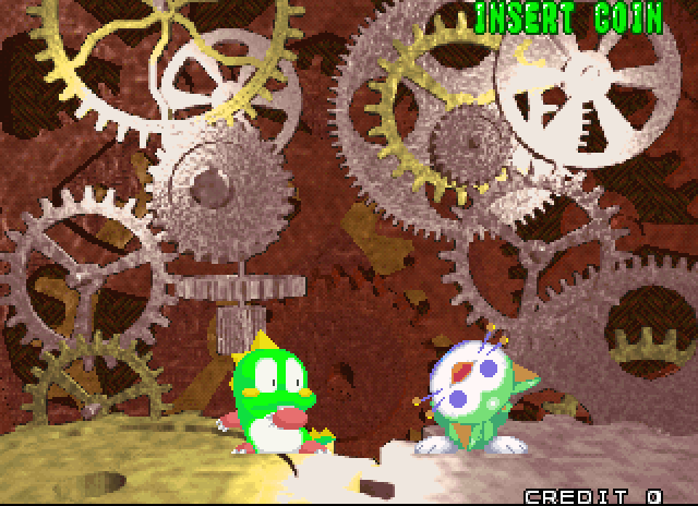 Bust-A-Move Again Arcade Screenshot: Introducing your second opponent...