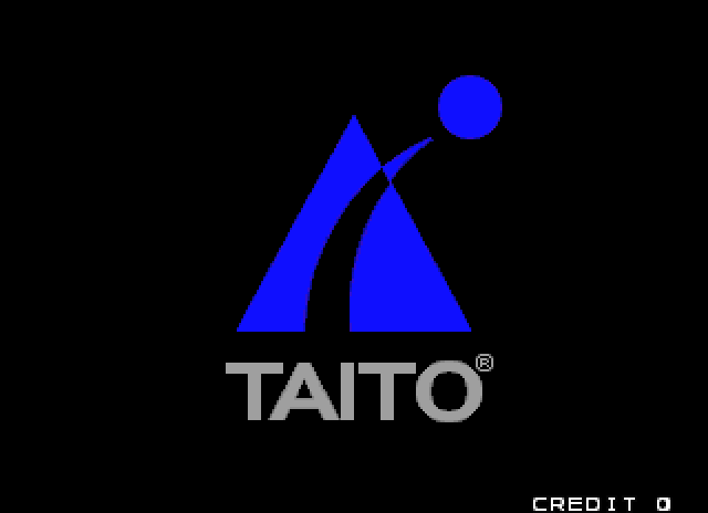 Bust-A-Move Again Arcade Screenshot: Taito logo.