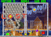 Bust-A-Move Again for Arcade - I lost! Game over...