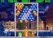 Bust-A-Move Again for Arcade - Aim carefully, but be quick also; there's a time limit!