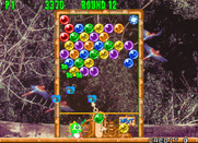Bust-A-Move Again for Arcade - Points earned for matching bubbles!