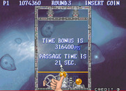 Bust-A-Move Again for Arcade - Time bonus for completing  a round...
