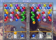 Bust-A-Move Again for Arcade - Each round has a different starting layout.
