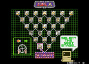 Bust-A-Move Again for Arcade - Starting the single player puzzle mode.