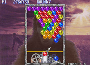 Bust-A-Move Again for Arcade - A purple bubble would really help here...