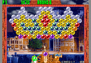 Bust-A-Move Again for Arcade - Some puzzles are wider than others.