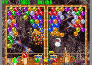 Bust-A-Move Again for Arcade - Matching bubbles explode...