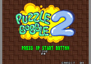 Bust-A-Move Again for Arcade - Press 1P button to begin.