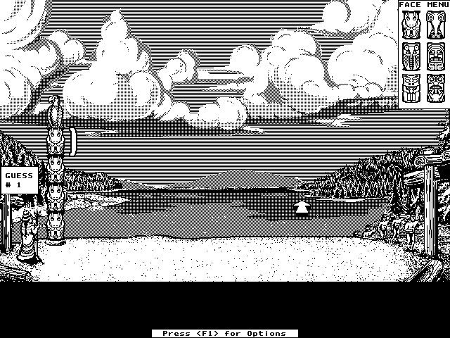 Getaway IBM PC/Compatibles Screenshot: Totem: Game start.
