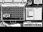 Getaway for IBM PC/Compatibles - Stuffin the Briefcase: Each game has different items to stuff in.