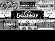 Getaway for IBM PC/Compatibles - The main menu.