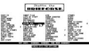 Getaway for IBM PC/Compatibles - Stuffin the Briefcase: Select a game option.