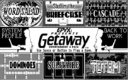 Getaway for IBM PC/Compatibles - The main menu.