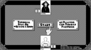 Getaway for IBM PC/Compatibles - Dominoes: Starting screen.