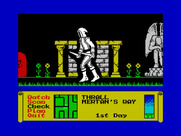 Dark Sceptre for ZX Spectrum - A character moves on to a new destination.