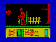 Dark Sceptre for ZX Spectrum - Thrall was killed by a reaper!