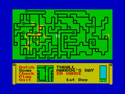Dark Sceptre for ZX Spectrum - Keep an eye on the map to see what's going on.