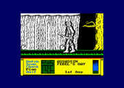 Dark Sceptre for Amstrad CPC - Walking in to a cave...
