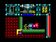 Dan Dare III: The Escape for ZX Spectrum - Game start.