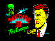 Dan Dare III: The Escape for ZX Spectrum - Loading screen.