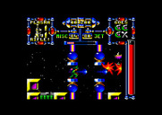 Dan Dare III: The Escape for Amstrad CPC - Blasting some opponents...